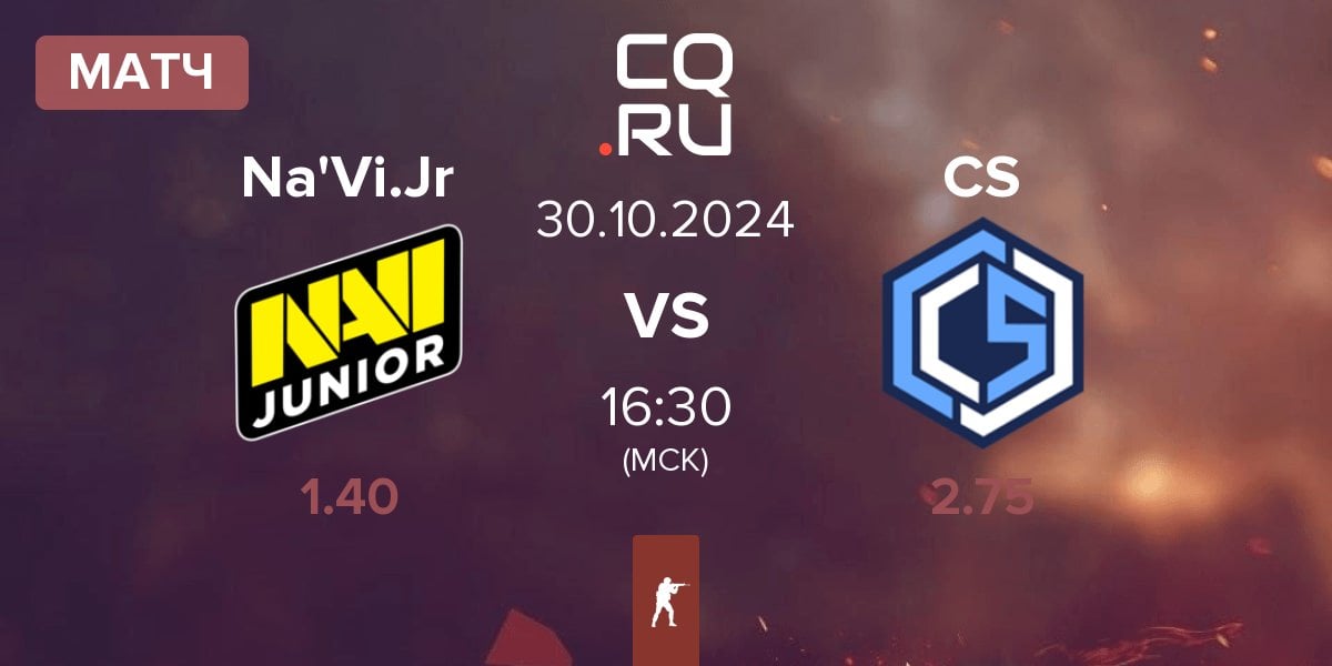 Матч Natus Vincere Junior Na'Vi.Jr vs CYBERSHOKE Esports CS | 30.10