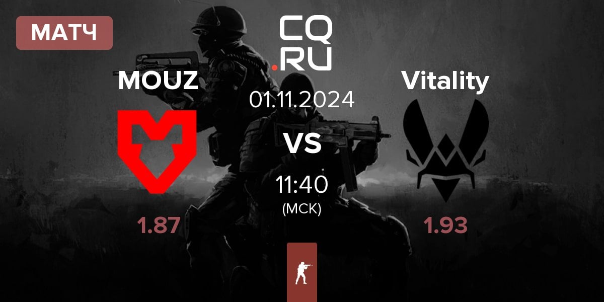 Матч MOUZ vs Team Vitality Vitality | 01.11