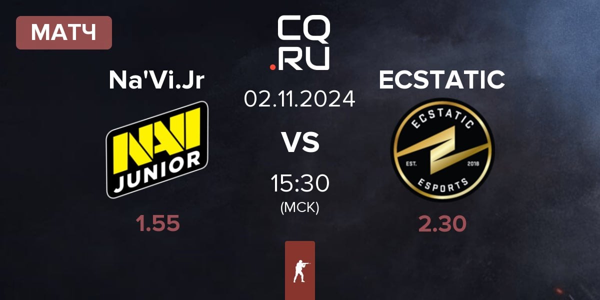 Матч Natus Vincere Junior Na'Vi.Jr vs ECSTATIC | 02.11