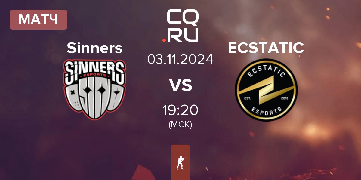 Матч Sinners Esports Sinners vs ECSTATIC | 03.11