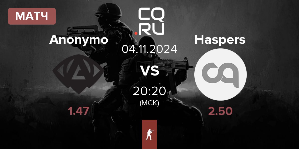 Матч Anonymo Esports Anonymo vs Haspers | 04.11