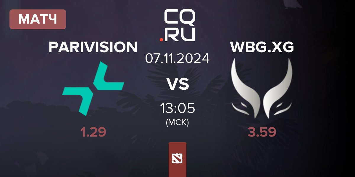 Матч PARIVISION vs Xtreme Gaming WBG.XG | 07.11