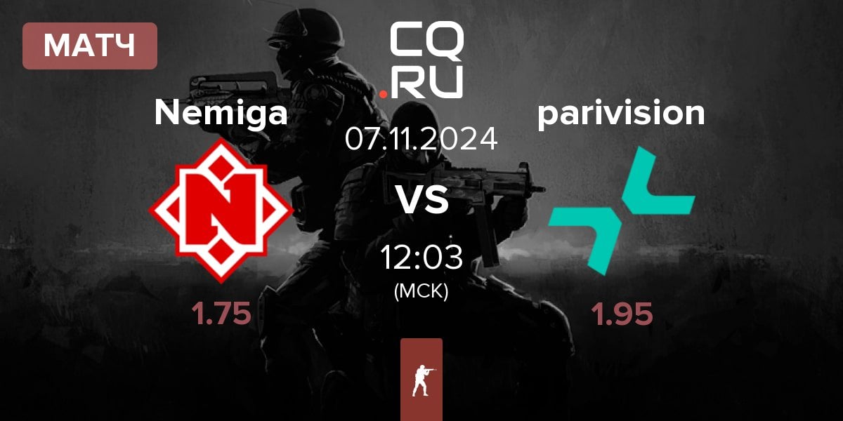 Матч Nemiga Gaming Nemiga vs PARIVISION parivision | 07.11