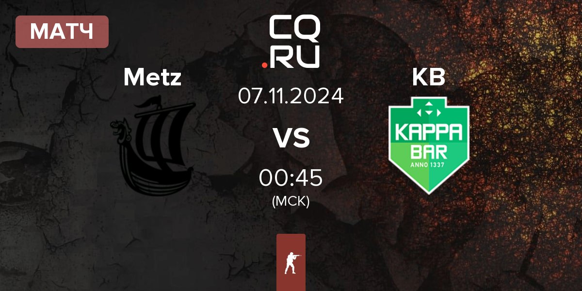 Матч Metizport Metz vs Kappa Bar KB | 07.11