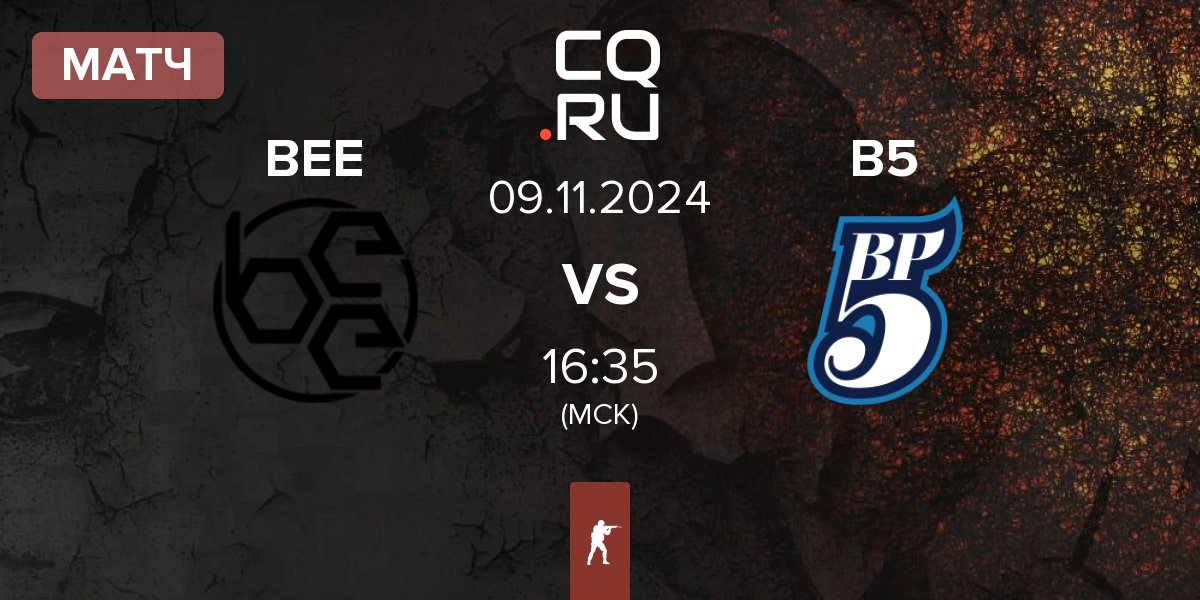 Матч Békéscsabai E-Sport Egyesület BEE vs Budapest Five B5 | 09.11