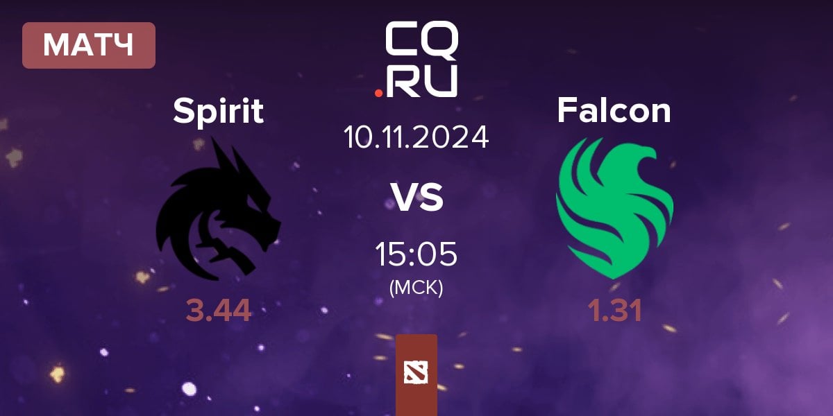 Матч Team Spirit Spirit vs Team Falcons Falcon | 10.11