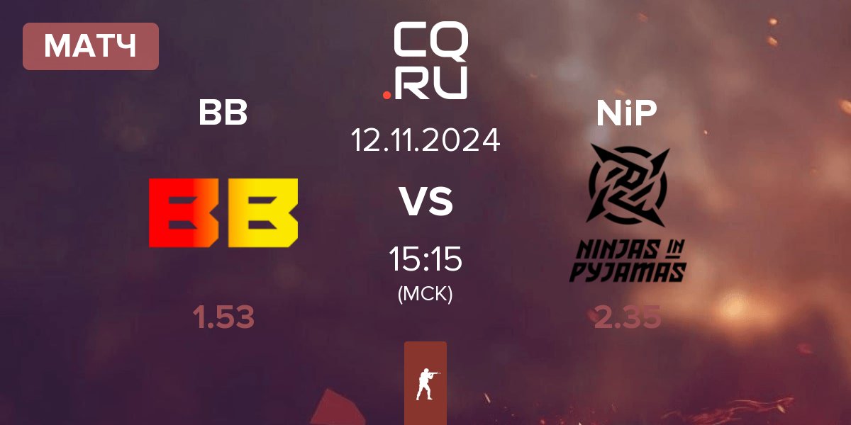 Матч BetBoom BB vs Ninjas in Pyjamas NiP | 12.11