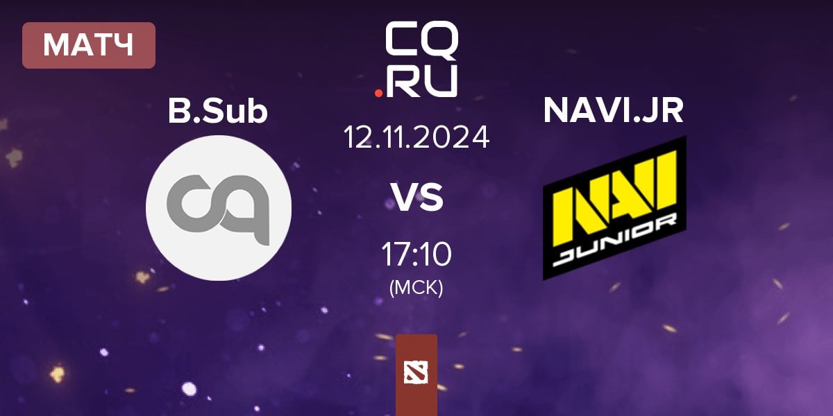 Матч Blue Submarine B.Sub vs Navi Junior NAVI.JR | 12.11