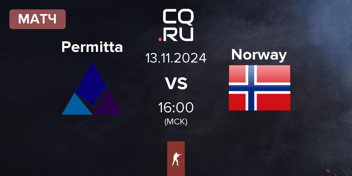 Матч Permitta Esports Permitta vs Norway | 13.11