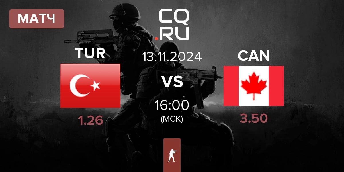 Матч Turkey TUR vs Canada CAN | 13.11