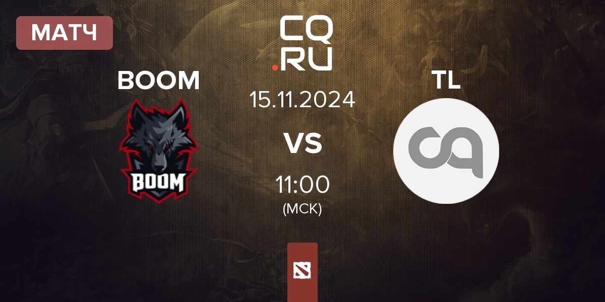 Матч BOOM Esports BOOM vs Teamless TL | 15.11