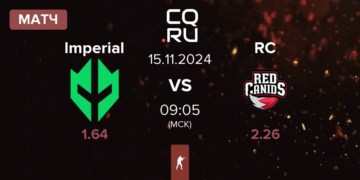 Матч Imperial Esports Imperial vs Red Canids RC | 15.11