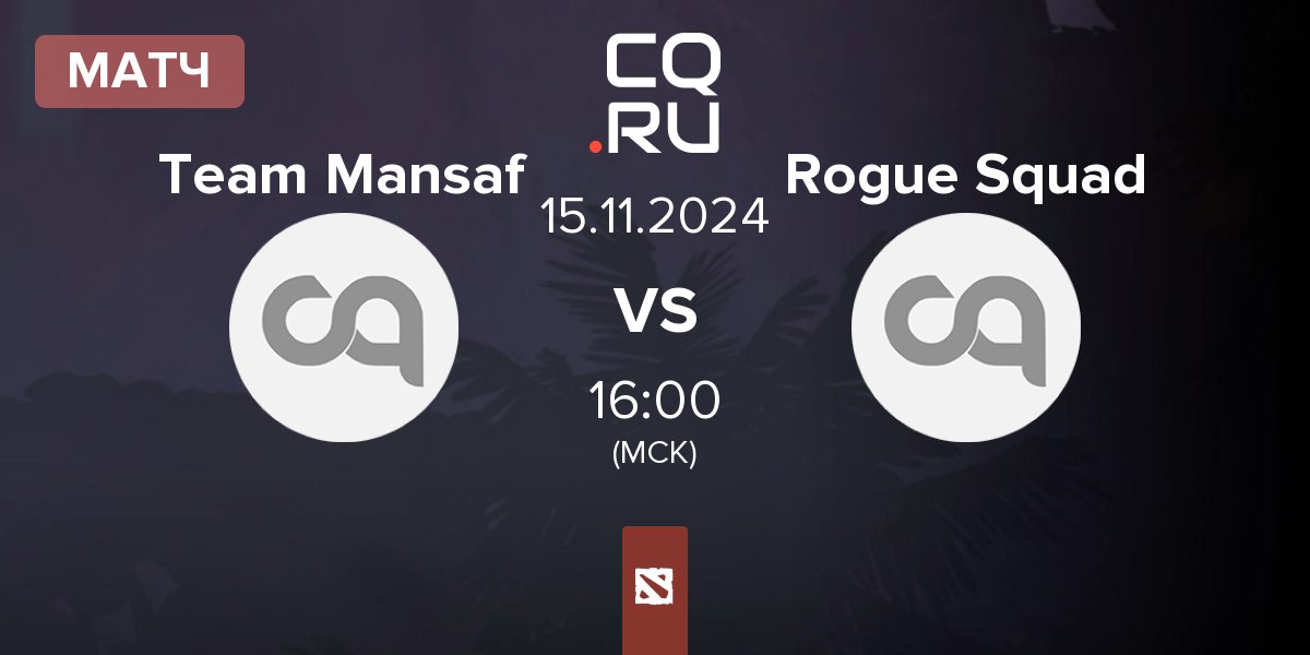 Матч Team Mansaf vs Rogue Squad | 15.11