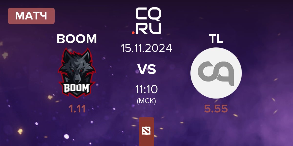 Матч BOOM Esports BOOM vs Teamless TL | 15.11