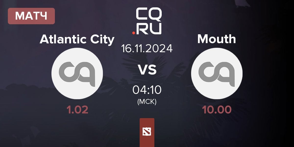 Матч Atlantic City AC vs Mouth Esports Mouth | 16.11