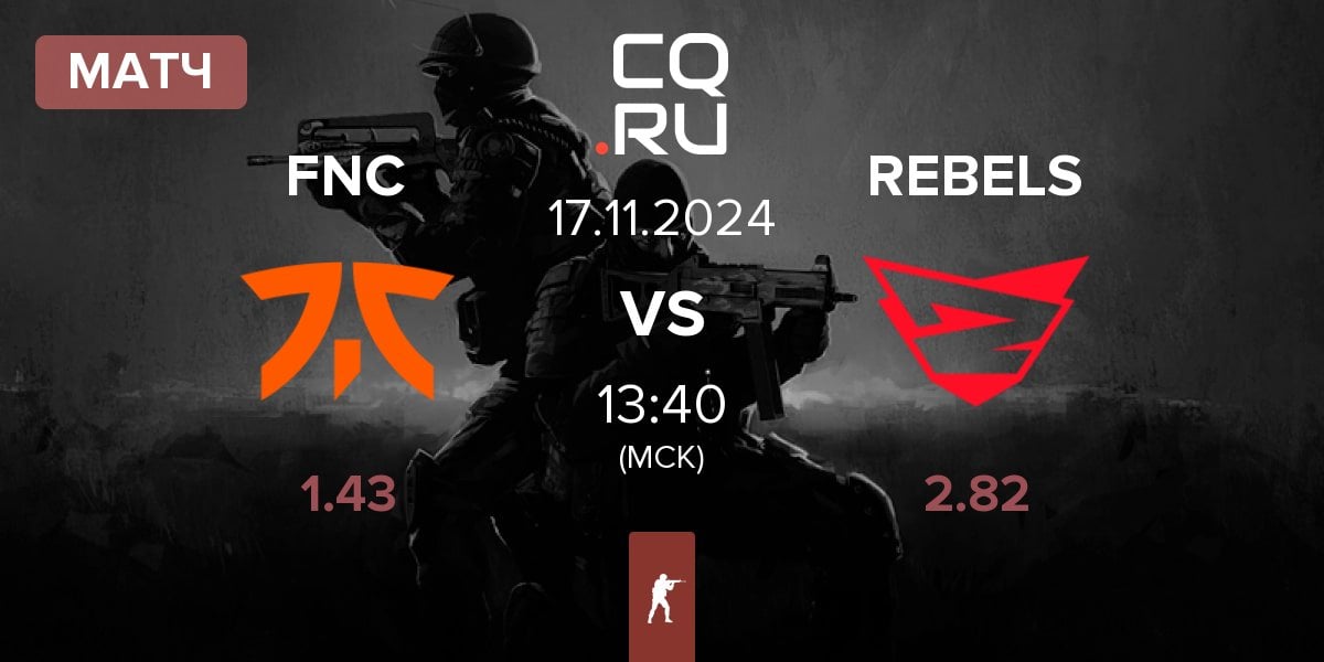 Матч Fnatic FNC vs Rebels Gaming REBELS | 17.11