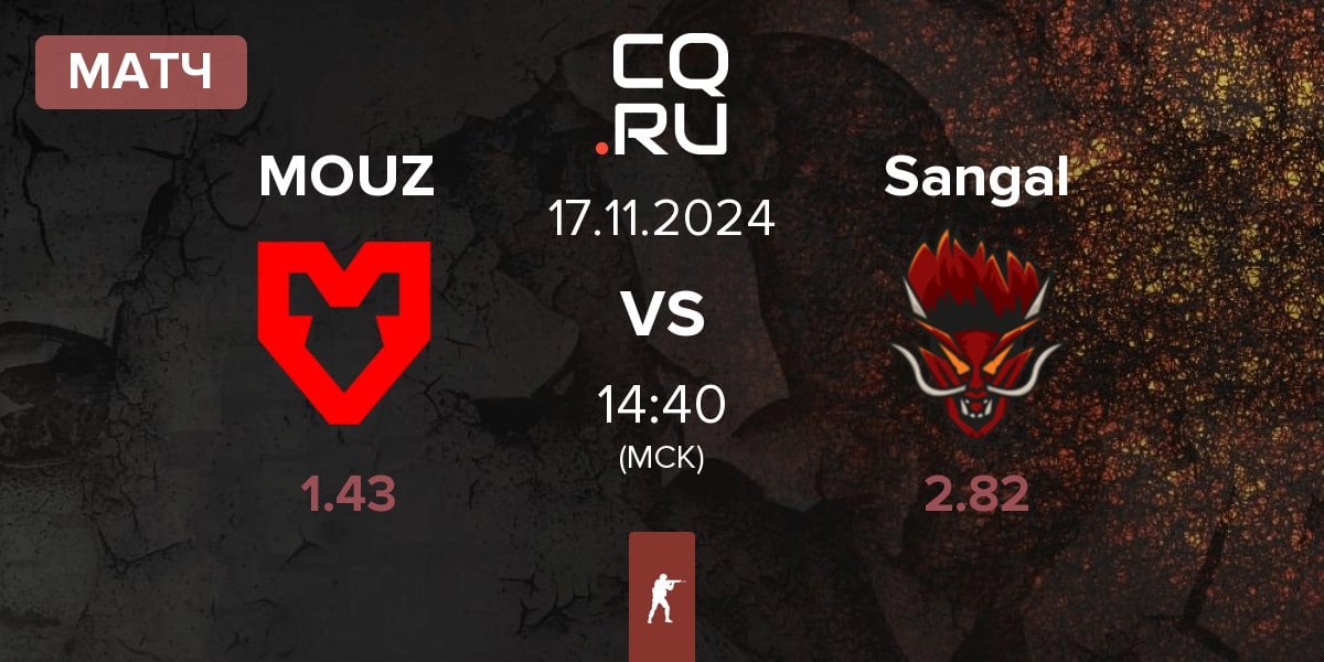 Матч MOUZ vs Sangal Esports Sangal | 17.11