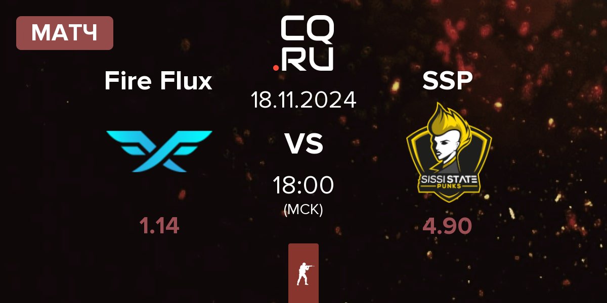 Матч Fire Flux Esports Fire Flux vs Sissi State Punks SSP | 18.11