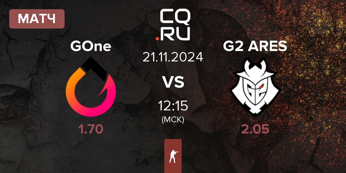 Матч GenOne GOne vs G2 Ares G2 ARES | 21.11