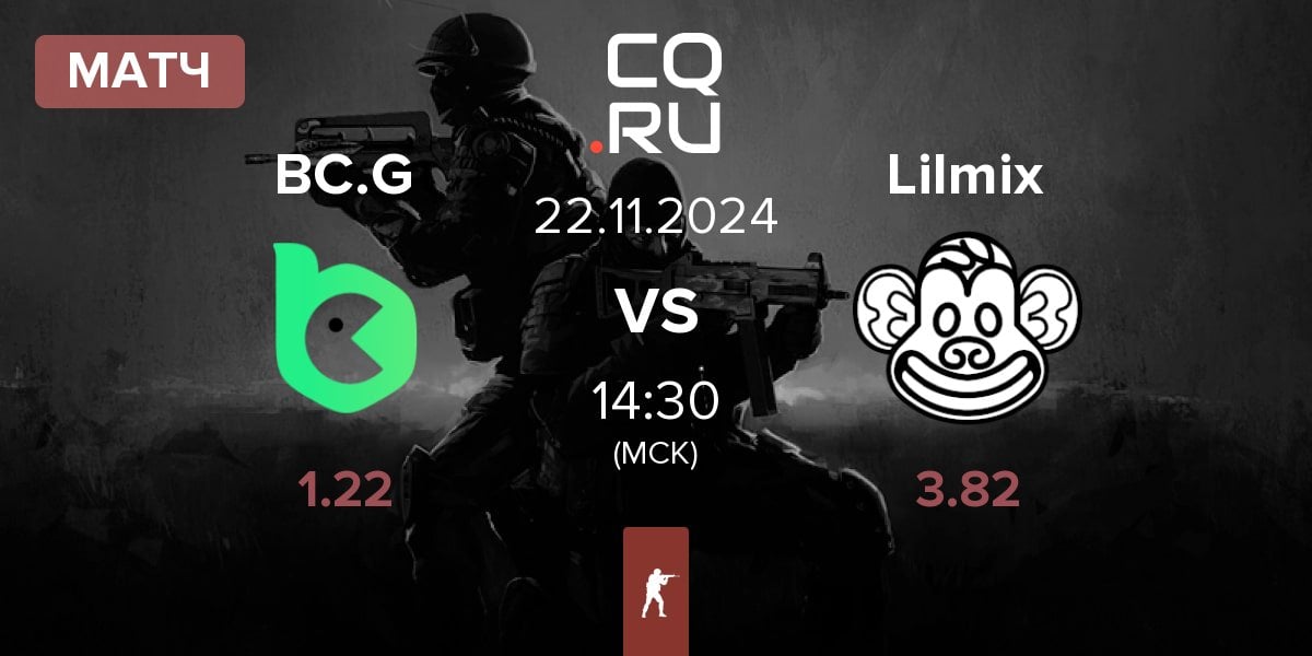 Матч BC.Game Esports BC.G vs Lilmix | 22.11