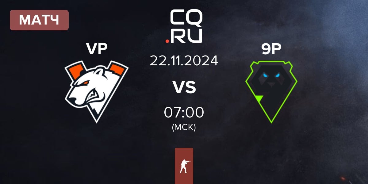 Матч Virtus.Pro VP vs 9 Pandas 9P | 22.11