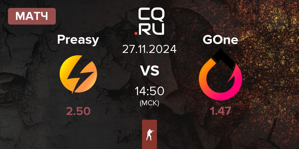 Матч Preasy Esport Preasy vs GenOne GOne | 27.11