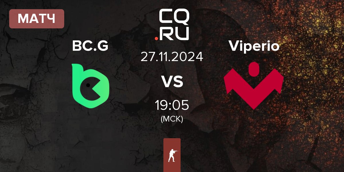 Матч BC.Game Esports BC.G vs Viperio | 27.11