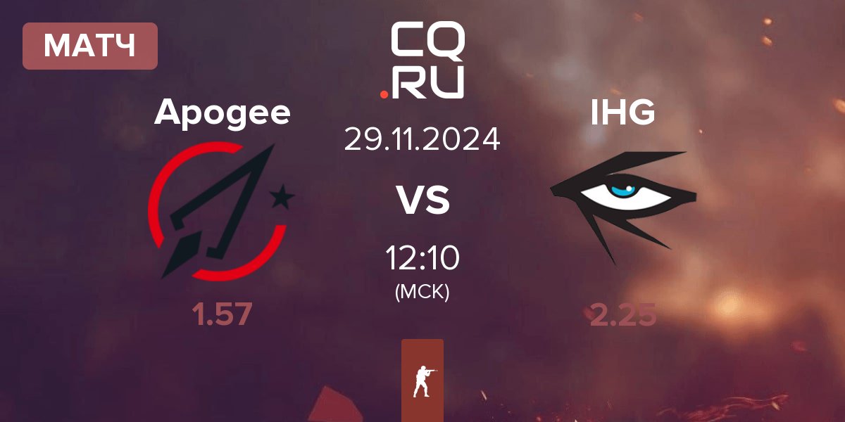 Матч Apogee vs Illuminar Gaming IHG | 29.11