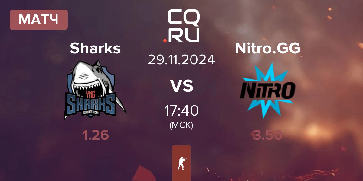 Матч Sharks Esports Sharks vs Nitro.GG | 29.11