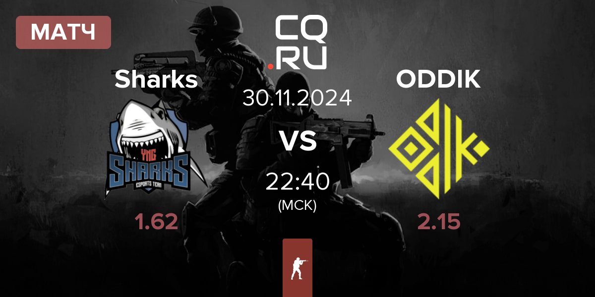 Матч Sharks Esports Sharks vs ODDIK | 30.11