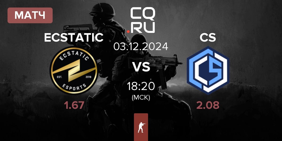 Матч ECSTATIC vs CYBERSHOKE Esports CS | 03.12