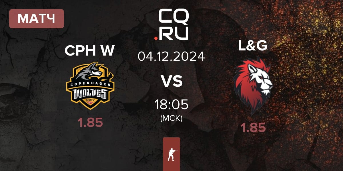 Матч Copenhagen Wolves CPH W vs L&G | 04.12