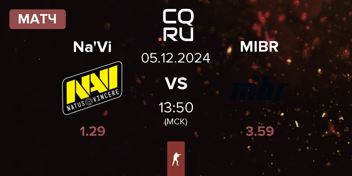 Матч Natus Vincere Na'Vi vs Made in Brazil MIBR | 05.12