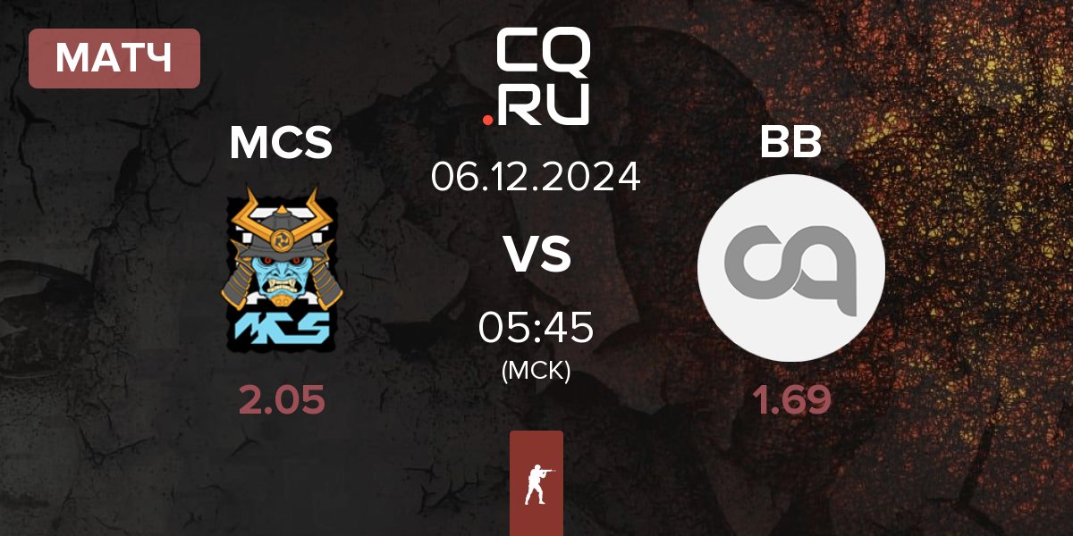 Матч MCS Gaming MCS vs Bad Boys BB | 06.12