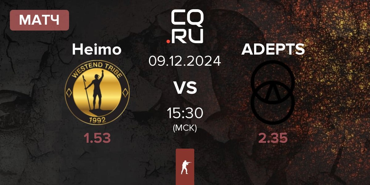 Матч Heimo Esports Heimo vs ADEPTS | 09.12