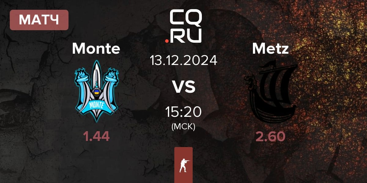 Матч Monte vs Metizport Metz | 13.12