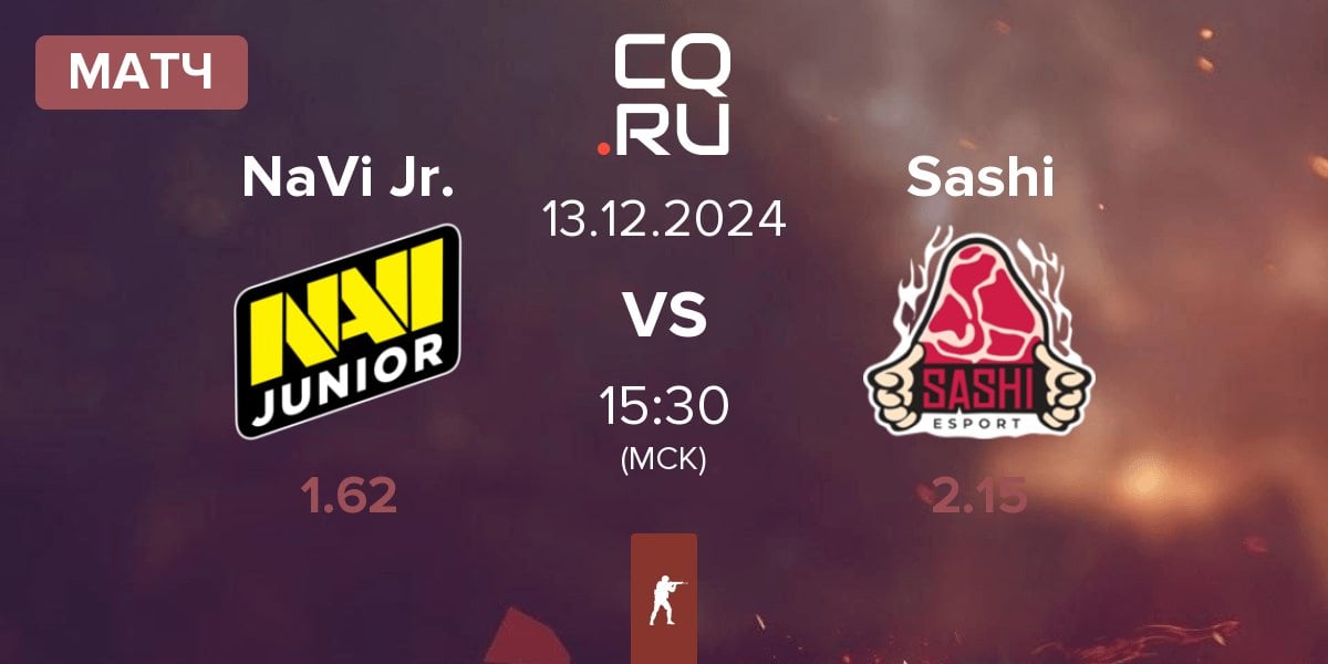 Матч Natus Vincere Junior NaVi Jr. vs Sashi Esport Sashi | 13.12