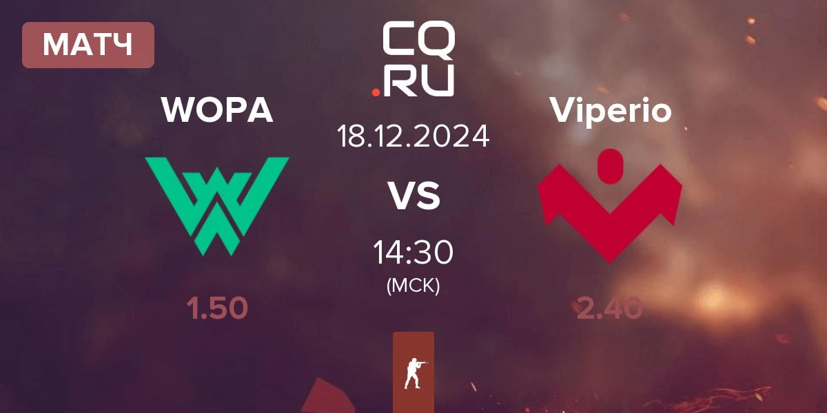 Матч WOPA Esport WOPA vs Viperio | 18.12