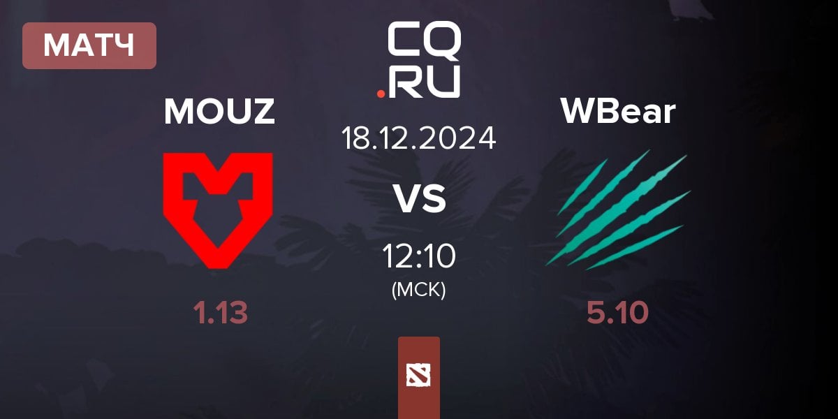 Матч MOUZ vs Winter Bear WBear | 18.12