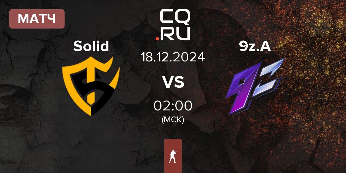 Матч Team Solid Solid vs 9z Academy 9z.A | 18.12