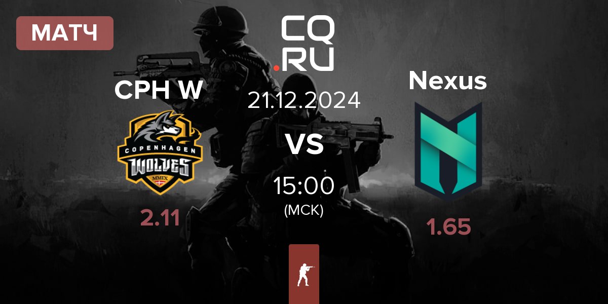 Матч Copenhagen Wolves CPH W vs Nexus Gaming Nexus | 21.12