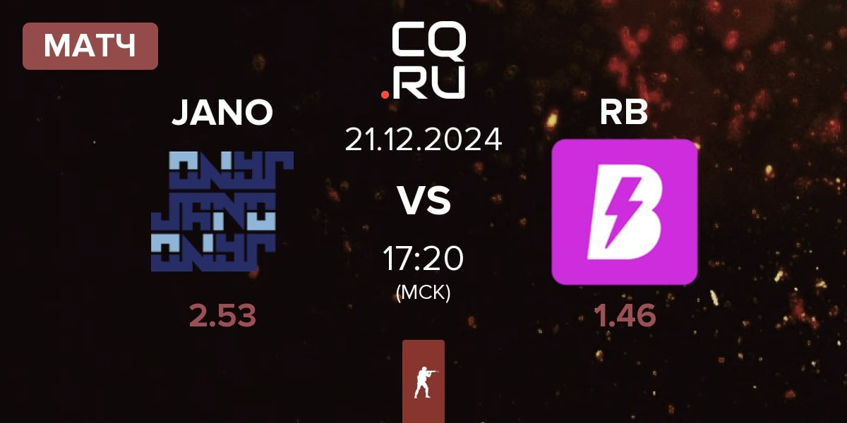 Матч JANO Esports JANO vs RUSH B RB | 21.12