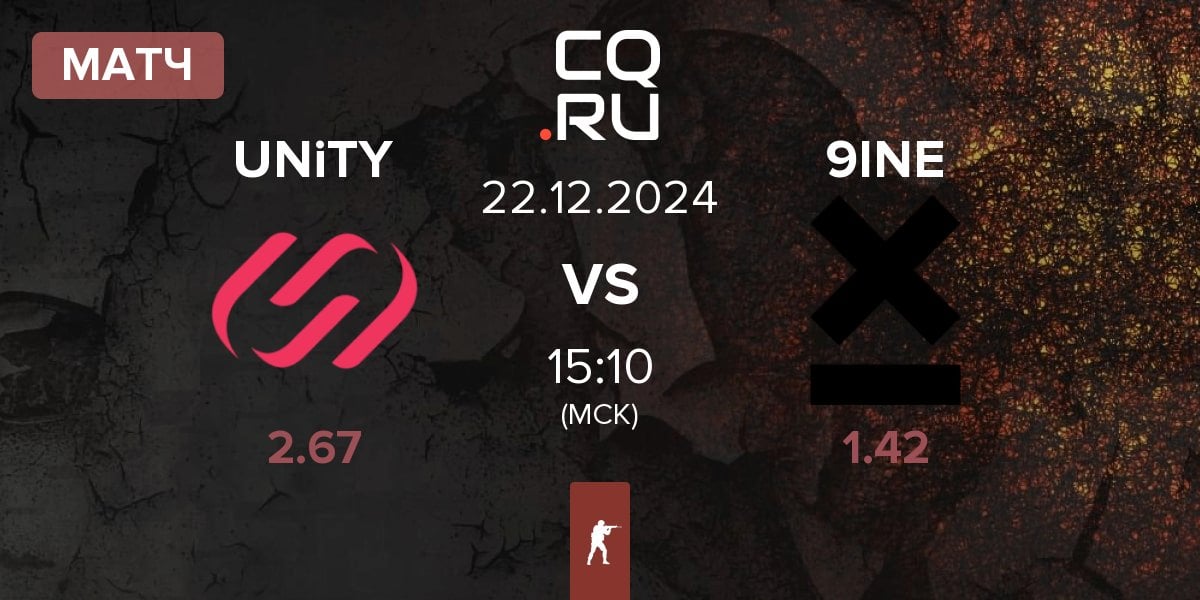 Матч UNiTY Esports UNiTY vs 9INE | 22.12