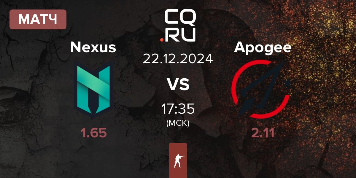 Матч Nexus Gaming Nexus vs Apogee | 22.12