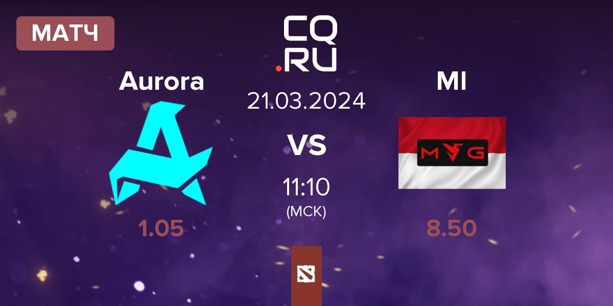 Матч Aurora vs MAG.Indonesia MI | 21.03