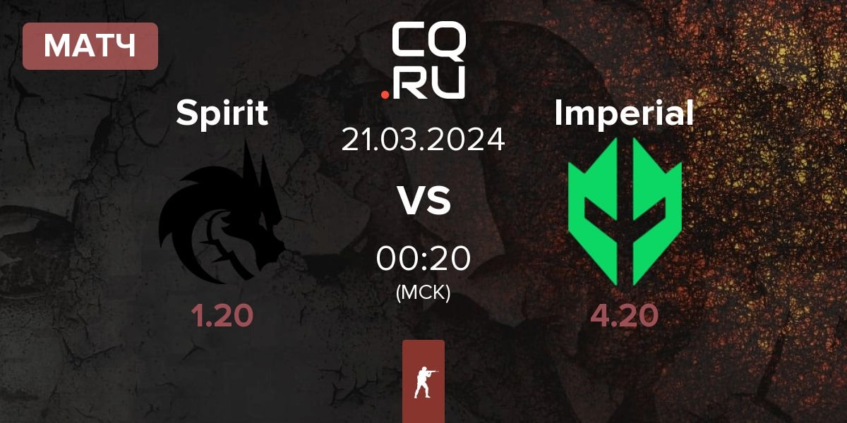 Матч Team Spirit Spirit vs Imperial Esports Imperial | 21.03