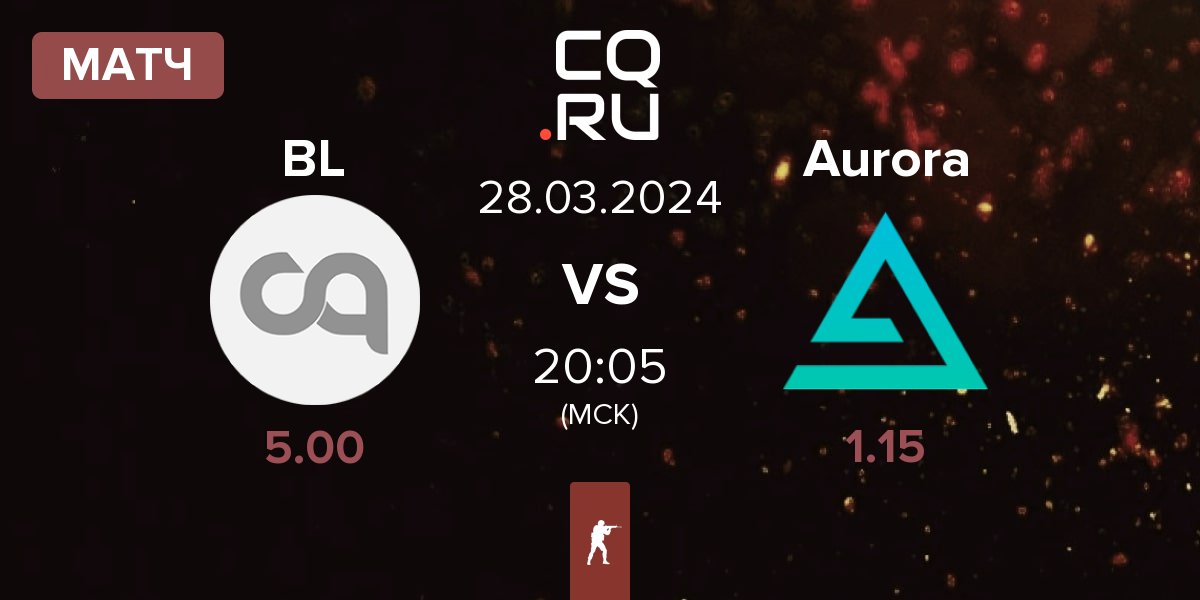 Матч brazylijski luz BL vs Aurora Gaming Aurora | 28.03