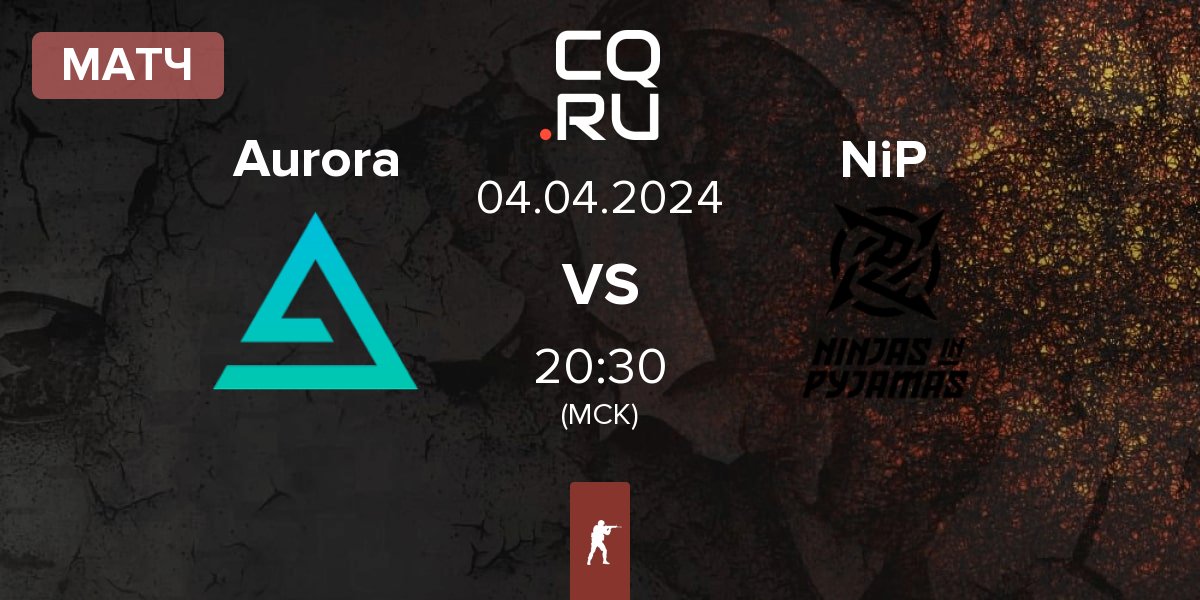 Матч Aurora Gaming Aurora vs Ninjas in Pyjamas NiP | 04.04