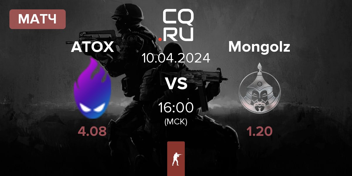 Матч ATOX vs The Mongolz Mongolz | 10.04