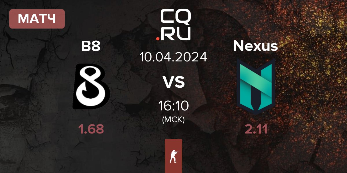 Матч B8 vs Nexus Gaming Nexus | 10.04